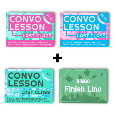 Last Class bundle - Convo Lessons + Bingo 